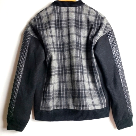 𝅺HEARTLOOM Plaid Bomber Jacket Coat XS. - Picture 6 of 8